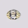 HELLMAN VINTAGE RING MED BERGKRYSTALL