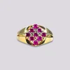 HELLMAN VINTAGE RING MED RUBINER