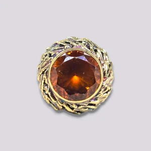 HELLMAN VINTAGE RING MED PADPARADSCHA