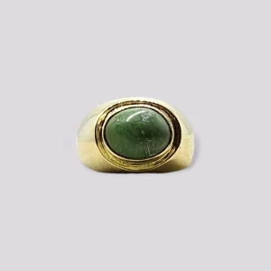 HELLMAN VINTAGE RING MED JADE