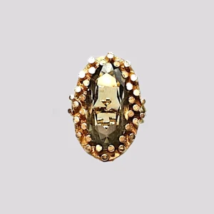 HELLMAN VINTAGE RING MED RØKKVARTS