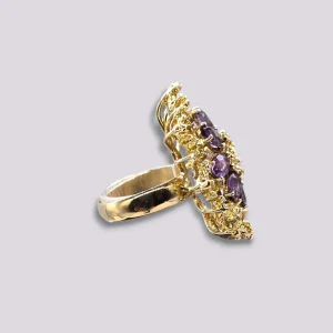 HELLMAN VINTAGE RING MED AMETYSTER