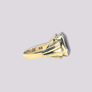 HELLMAN VINTAGE RING MED BERGKRYSTALL