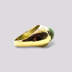 HELLMAN VINTAGE RING MED JADE