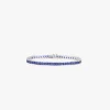 IZABEL DISPLAY TENNIS ARMBÅND SQUARE BLUE