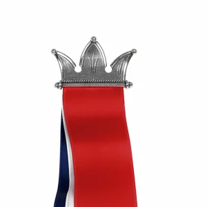 17. MAI SLØYFE KRONE OKSIDERT SØLV