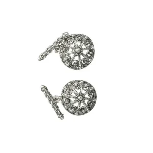 MANSJETTKNAPPER 19MM OKSIDERT