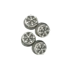 MANSJETTKNAPPER 15MM OKSIDERT