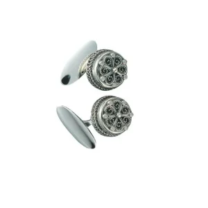 MANSJETTKNAPPER OKSIDERT 15MM