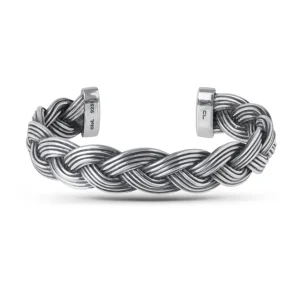 OLE LYNGGAARD ARMBÅND MICHEL BRED SØLV