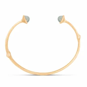 OLE LYNGGAARD ARMRING NATURE AQUAMARINE