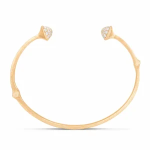 OLE LYNGGAARD ARMRING NATURE MED PAVÉ