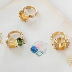 OLE LYNGGAARD RING BOHO MEDIUM RUTILKVARTS