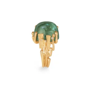 OLE LYNGGAARD RING BOHO SPECIAL PIECE STOR TURMALIN
