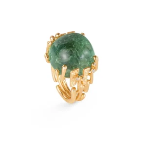 OLE LYNGGAARD RING BOHO SPECIAL PIECE STOR TURMALIN