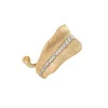 OLE LYNGGAARD RING LEAVES SMAL MED DIAMANTER