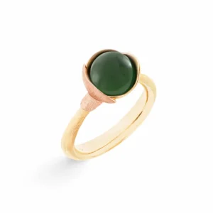 OLE LYNGGAARD RING LOTUS STR 1 SERPENTIN