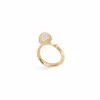 OLE LYNGGAARD RING LOTUS PAVE