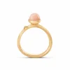 OLE LYNGGAARD RING LOTUS MINI BLUSH MÅNESTEN