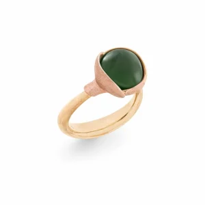 OLE LYNGGAARD RING LOTUS STR 2 SERPENTIN