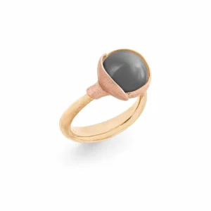 OLE LYNGGAARD RING LOTUS STR 2 GRÅ MÅNESTEN