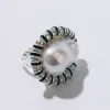 PEARL OCTOPUSS.Y DIAMOND ZEBRA BAROQUE RING