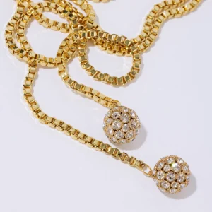 PEARL OCTOPUSS.Y KJEDE CRYSTAL SPHERE TIE