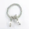 PEARL OCTOPUSS.Y KJEDE FAT DIAMOND NECKLACE