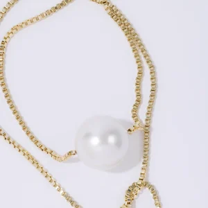PEARL OCTOPUSS.Y KJEDE MOON CHAIN