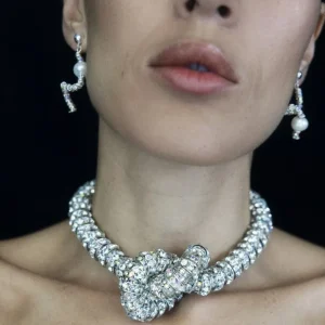 PEARL OCTOPUSS.Y KNOT CHOCKER SAPPHIRE