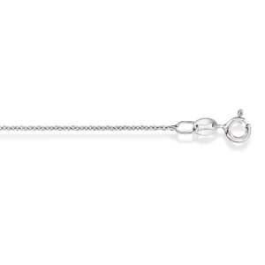 RHODINERT SØLVKJEDE ANKER 1,2MM
