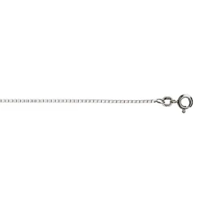 RHODINERT SØLVKJEDE VENEZIANSK 1,3MM