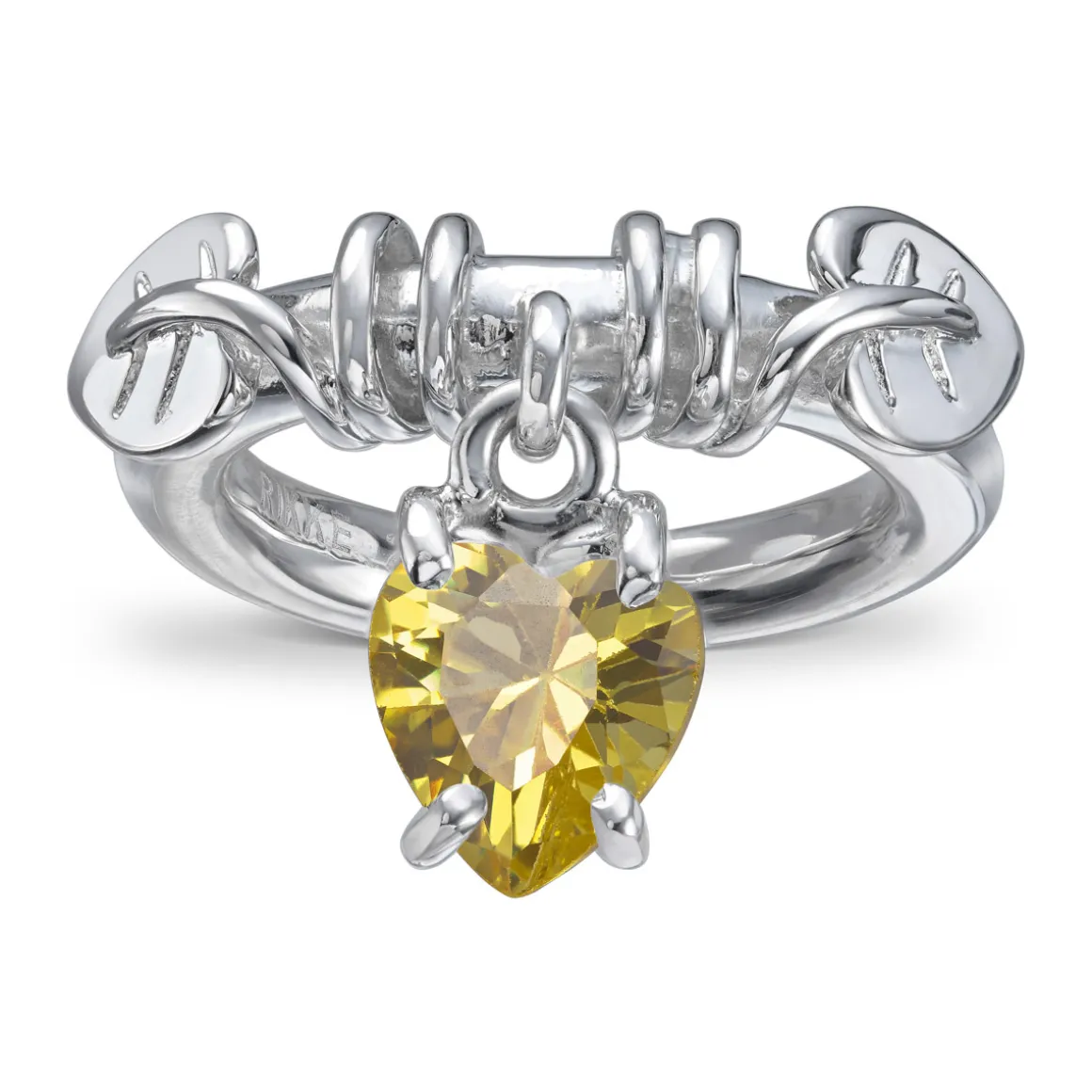 rikke_harhseim_ring_mheng_0.webp RIKKE HARHSEIM RING M/HENGENDE STEN GUL ZIRKONIA