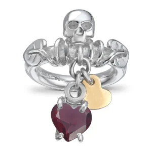 RIKKE HARSHEIM RING DØDNINGSHODE GRANAT