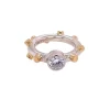 RIKKE HARSHEIM RING GULLKNOTTER M/CZ