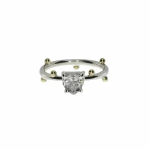 RIKKE HARSHEIM RING MED GULLKULER MINI