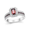 RING RUBY TOP WHIT DIAMONDS