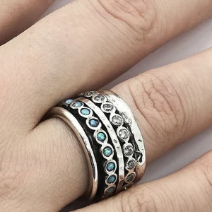 SAMARI RING SØLV OPAL