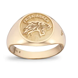 SIGNET RING FRISK ASKER GULTGULL