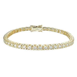 TENNISARMBÅND GULTGULL 2,78CT