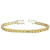 TENNISARMBÅND GULTGULL GULE SAFIRER 6,12CT