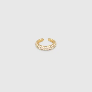 TOM WOOD EAR CUFF SLIM ZIRKONIA FORGYLT