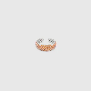 TOM WOOD EAR CUFF THICK ORANGE