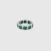 TOM WOOD RING CUSHION BAND MALACHITE