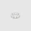 TOM WOOD RING CUSHION BAND OPEN ZIRCONIA