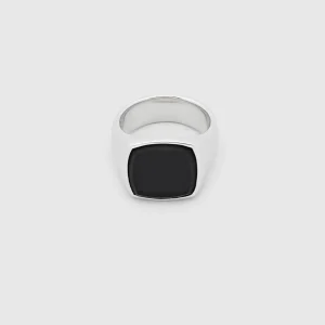 TOM WOOD RING CUSHION BLACK ONYX