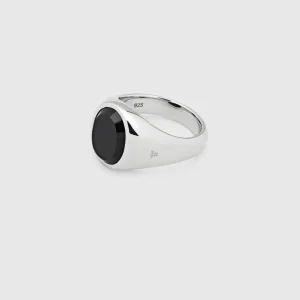 TOM WOOD RING LIZZIE POLISHED ONYX