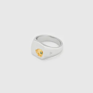 TOM WOOD RING MINED SMALL EMERALD
