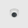 TOM WOOD RING OVAL BLUE HAWK EYE