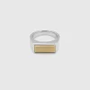 TOM WOOD RING PEAKY GOLD TOP